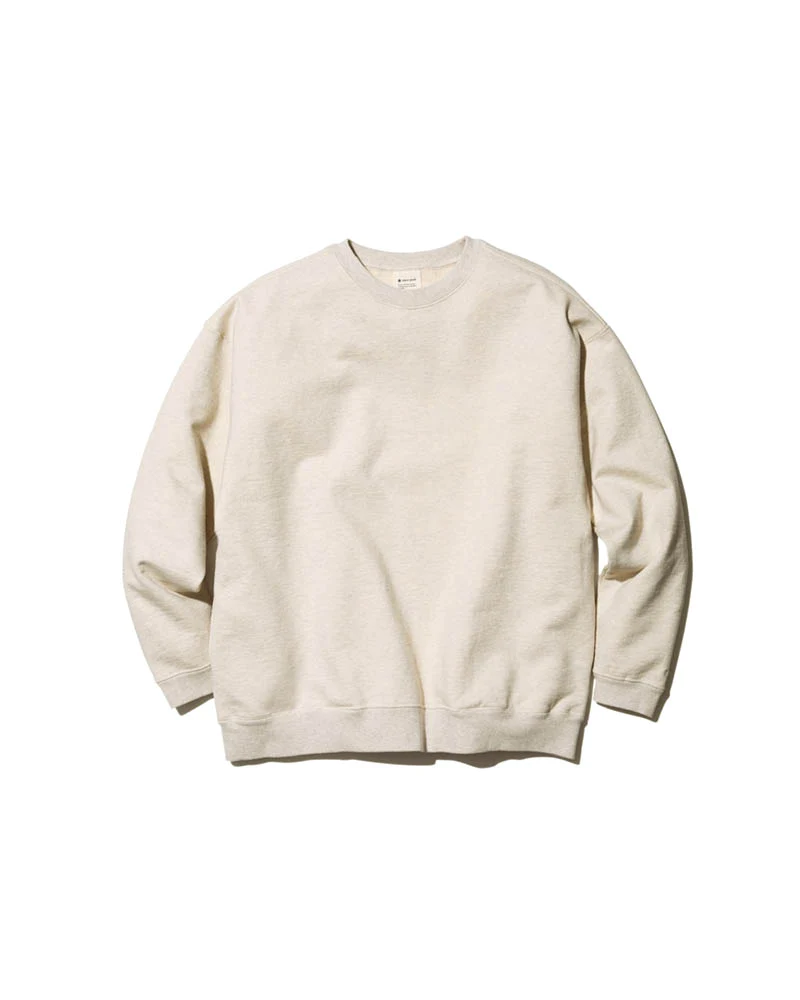 Recycled Cotton Sweat Crewneck in Oatmeal – OWL STORE