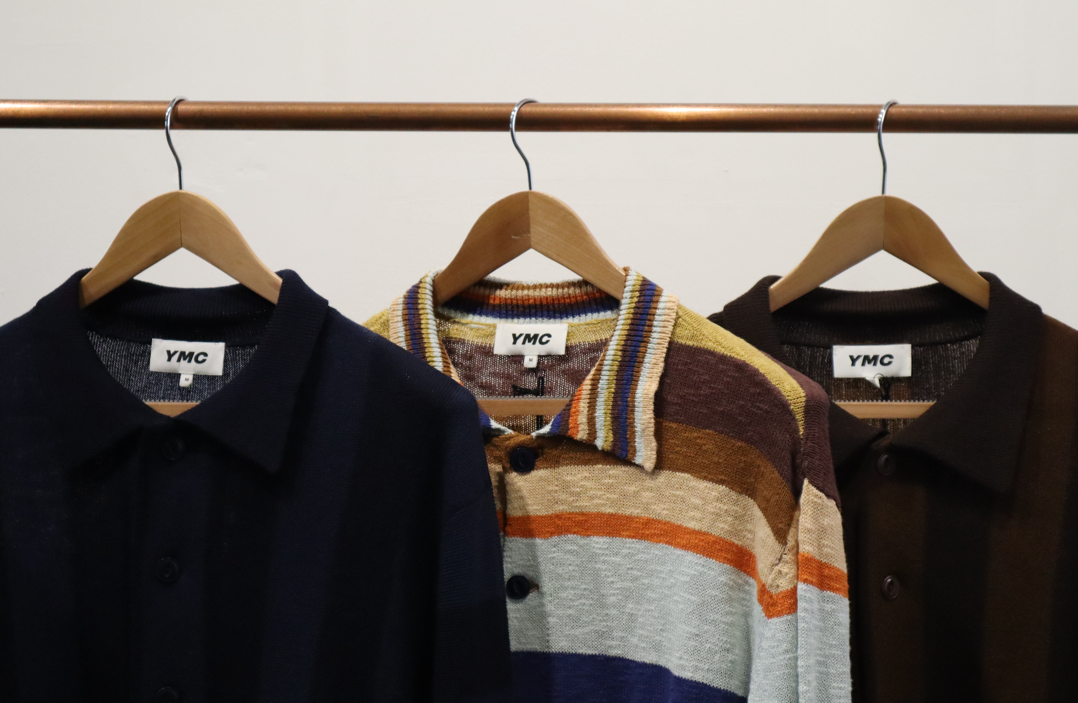 Rail of YMC clothes